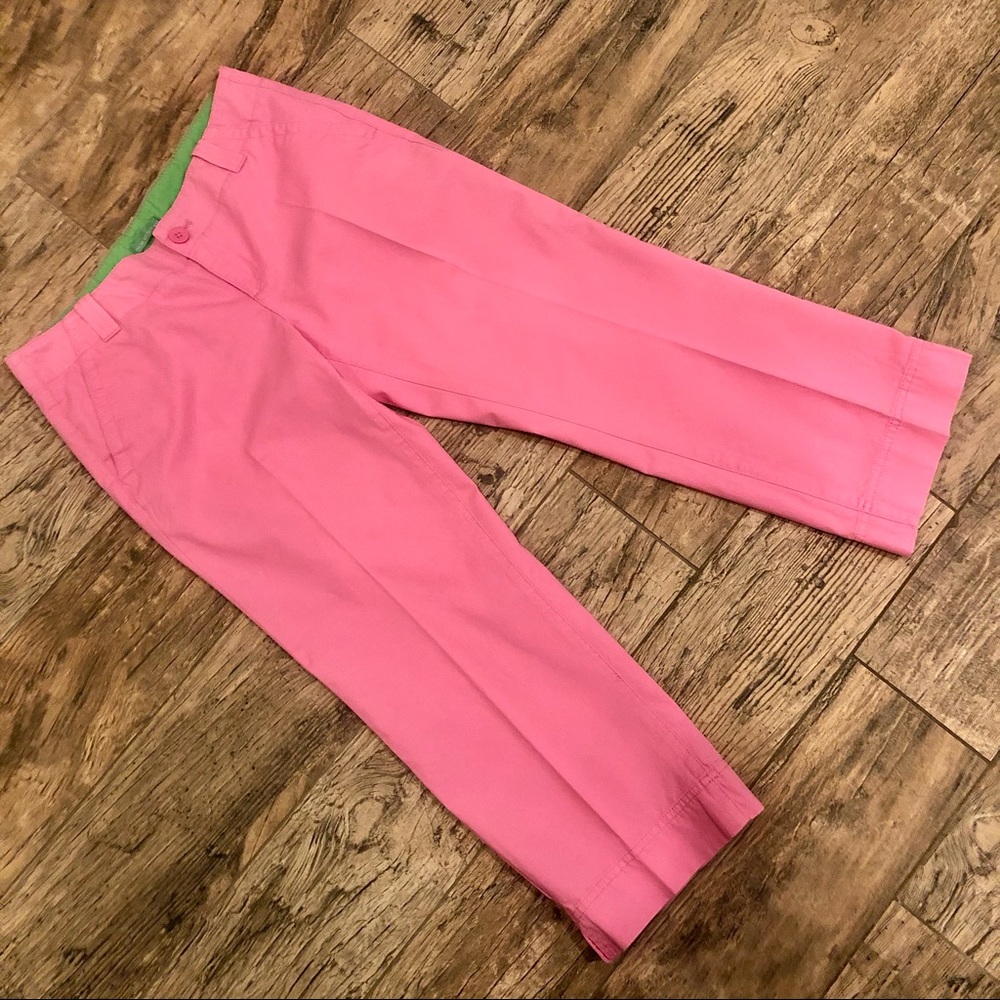 Lilly Pulitzer palm beach fit cropped Capri size 2